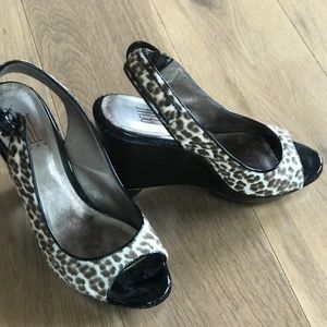 Pelle fun funky wedge sandals